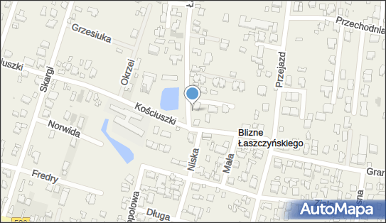 Paczkomat InPost BLG01AP, Łaszczyńskiego 6, Blizne Łaszczyńskiego 05-082
