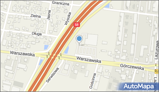 Paczkomat InPost BLG01M, Warszawska 6, Blizne Łaszczyńskiego 05-082