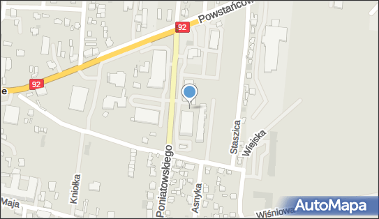 Paczkomat InPost BLO02A, Powstańców 18B, Błonie 05-870