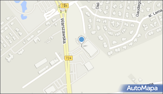 Paczkomat InPost BLW893, Warszawska 94, Bielawa 05-520