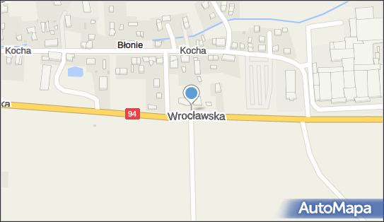 Paczkomat InPost BNE01M, Wrocławska 13, Błonie 55-330