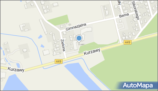 Paczkomat InPost BNY01M, Zielona 2, Brzeziny 62-874