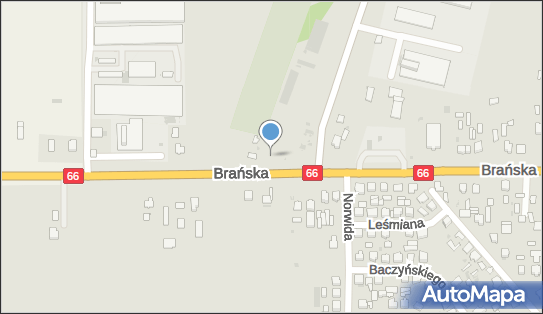 Paczkomat InPost BPD01BAPP, Brańska 124, Bielsk Podlaski 17-100