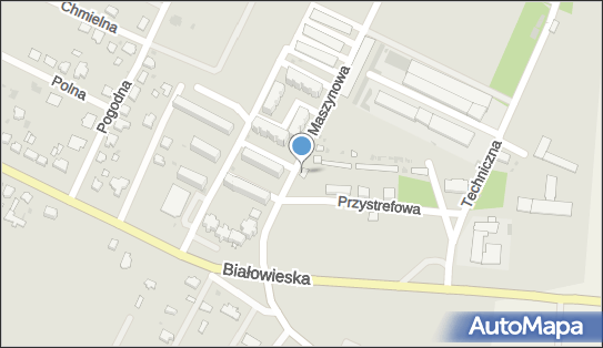 Paczkomat InPost BPD07M, Białowieska 113E, Bielsk Podlaski 17-100