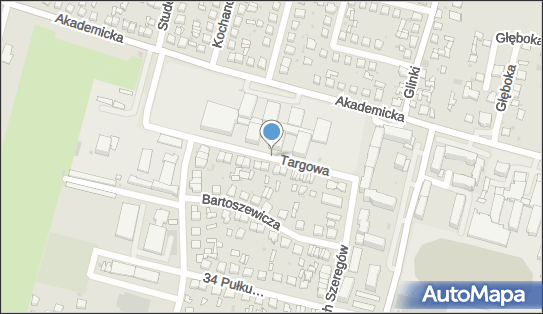 Paczkomat InPost BPO08M, Targowa 1, Biała Podlaska 21-500
