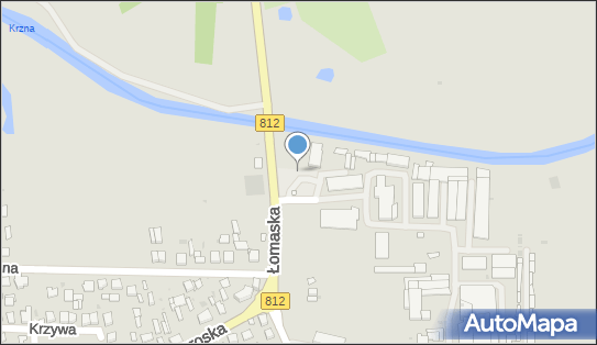 Paczkomat InPost BPO12M, Łomaska 2A, Biała Podlaska 21-500