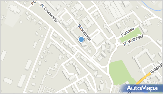 Paczkomat InPost BRA08M, Pl. Grunwaldu 6A, Braniewo 14-500