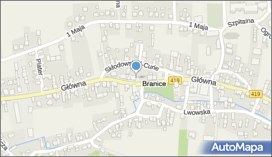 Paczkomat InPost BRC01M, Główna 64d, Branice 48-140