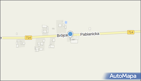 Paczkomat InPost BRJ01BAPP, Pabianicka 5, Brójce 95-006