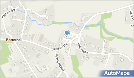 Paczkomat InPost BSI01M, Krakowska 122, Bestwina 43-512