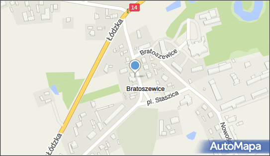 Paczkomat InPost BTS01M, Szkolna 8, Bratoszewice 95-011