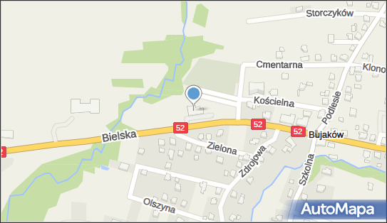 Paczkomat InPost BUJ01C, Bielska 28A, Bujaków 43-356