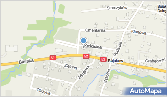 Paczkomat InPost BUJ01M, Bielska 28A, Bujaków 43-356