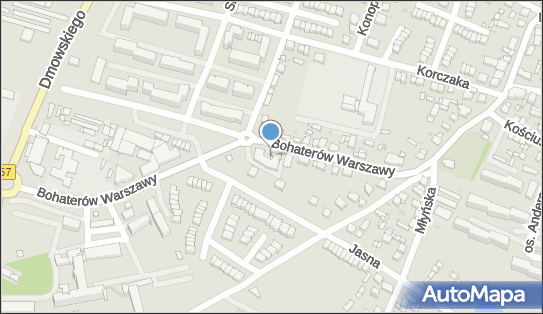Paczkomat InPost BUS02M, Bohaterów Warszawy 59, Busko-Zdrój 28-100