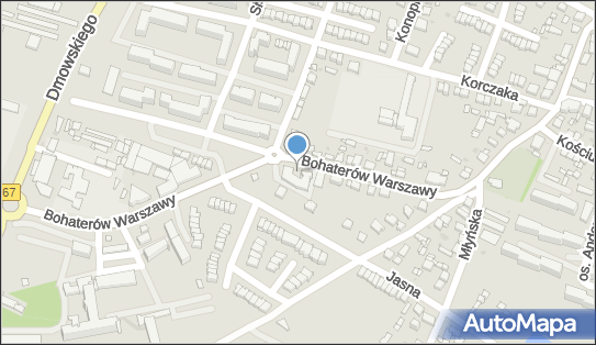 Paczkomat InPost BUS02M, Bohaterów Warszawy 59, Busko-Zdrój 28-100