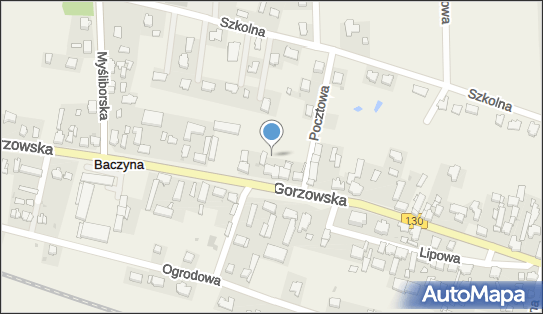 Paczkomat InPost BXN01G, Gorzowska 36, Baczyna 66-432