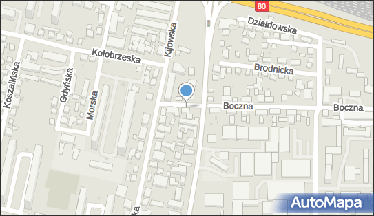Paczkomat InPost BYD34N, Boczna 2, Bydgoszcz 85-734