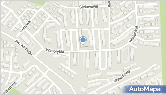 Paczkomat InPost BYD46N, Wielorybia 104, Bydgoszcz 85-435