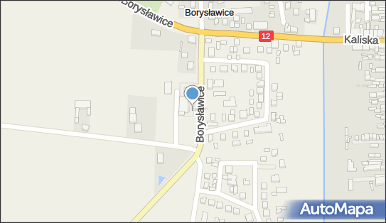 Paczkomat InPost BYI01M, Borysławice 75a, Borysławice 98-235