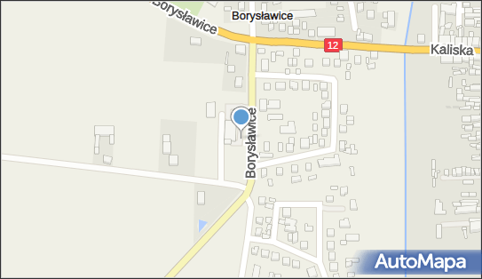 Paczkomat InPost BYI01M, Borysławice 75a, Borysławice 98-235
