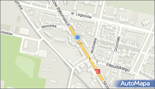 Paczkomat InPost BYT01APP, Strzelców Bytomskich 27, Bytom 41-902
