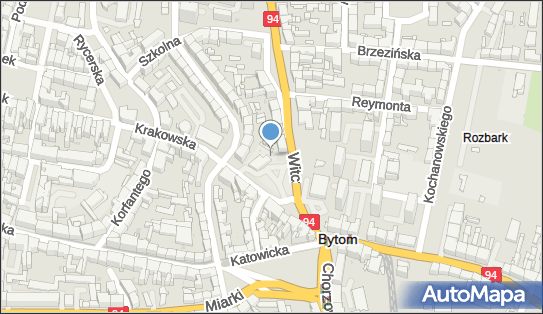 Paczkomat InPost BYT01A, Krakowska 27/31, Bytom 41-902