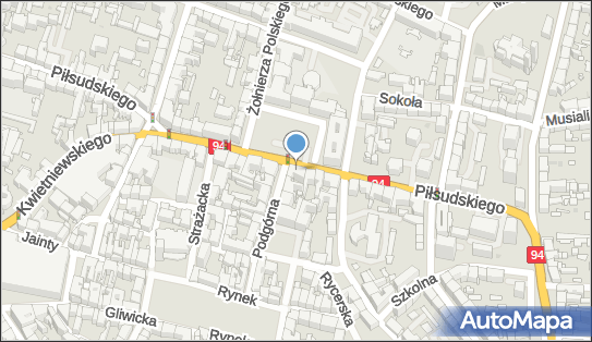 Paczkomat InPost BYT02HP, Podgórna 1, Bytom 41-902