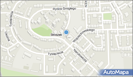 Paczkomat InPost BYT03A, Wojciechowskiego 8, Bytom 41-933