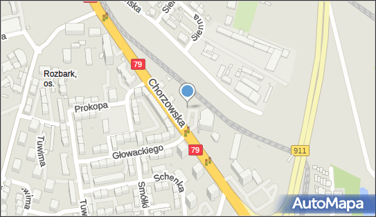 Paczkomat InPost BYT25M, Chorzowska 19, Bytom 41-936