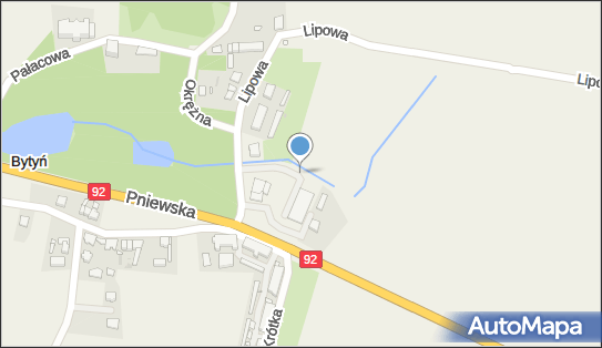 Paczkomat InPost BYTY01M, Lipowa 8, Bytyń 64-542