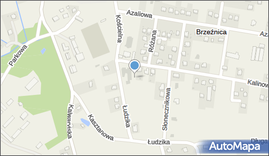 Paczkomat InPost BZEZ01BAPP, Ks. Łudzika E. 1, Brzeźnica 34-114