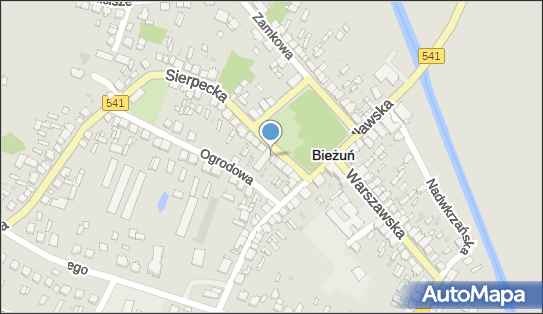 Paczkomat InPost BZN01M, Stary Rynek 11, Bieżuń 09-320