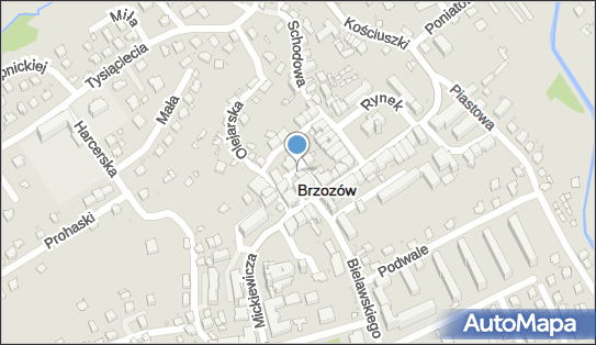 Paczkomat InPost BZZ05M, Mickiewicza 8, Brzozów 36-200