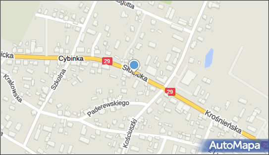 Paczkomat InPost CBN01N, Słubicka 3A, Cybinka 69-108