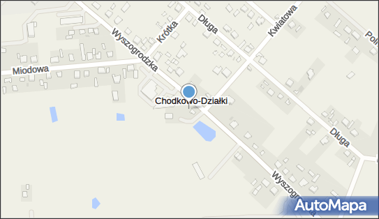 Paczkomat InPost CDK01N, Wyszogrodzka 9, Chodkowo-Działki 09-470