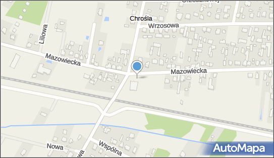 Paczkomat InPost CHA01M, Mazowiecka 79, Chrośla 05-311