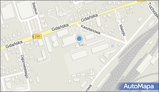Paczkomat InPost CHC01L, Kasztanowa 4, Chojnice 89-600