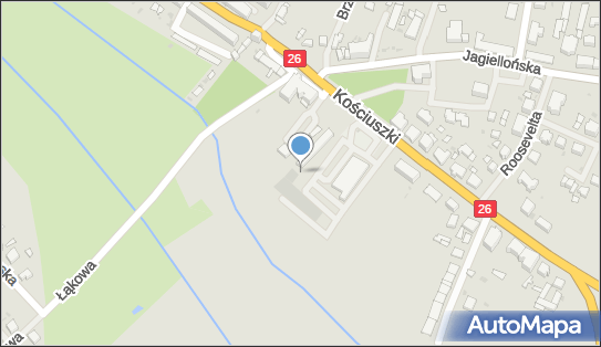 Paczkomat InPost CHJ01M, Kościuszki 23-23D, Chojna 74-500