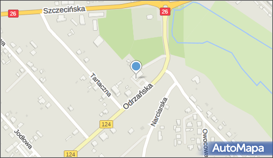 Paczkomat InPost CHJ03M, Odrzańska 2A, Chojna 74-500