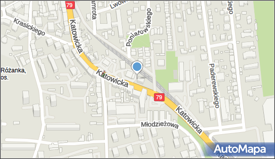 Paczkomat InPost CHO23M, Katowicka 24, Chorzów 41-500