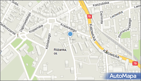 Paczkomat InPost CHO36M, Krzywa 17, Chorzów 41-500