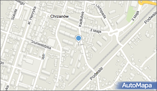 Paczkomat InPost CHR01APP, Kadłubek 24, Chrzanów 32-500