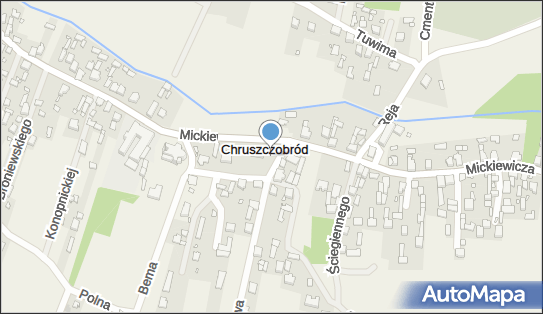 Paczkomat InPost CHU01F, Mickiewicza 107, Chruszczobród 42-456