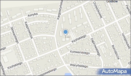 Paczkomat InPost CIE06M, Kicińskiego 21/23, Ciechanów 06-400