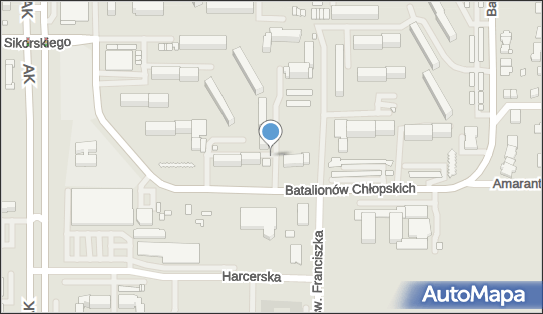 Paczkomat InPost CIE17M, Batalionów Chłopskich 7A, Ciechanów 06-400