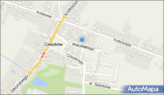 Paczkomat InPost CIK01E, Ludwika Waryńskiego 11, Cieszków 56-330