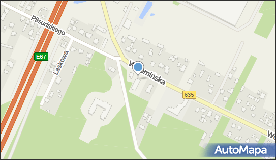 Paczkomat InPost CIM01M, Wołomińska 196, Ciemne 05-250