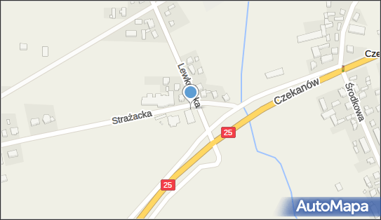 Paczkomat InPost CKN01N, Lewkowska 1, Czekanów 63-410