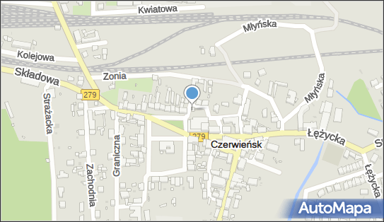 Paczkomat InPost CSK01M, Bolesława Chrobrego 1, Czerwieńsk 66-016