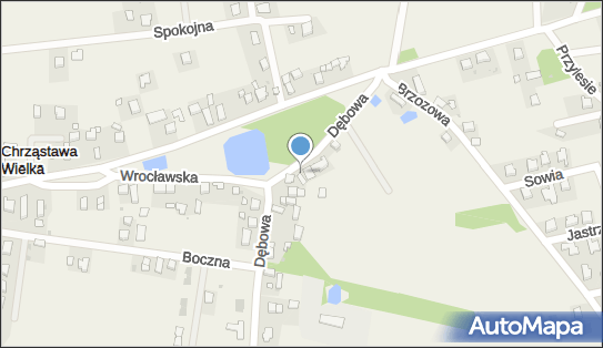 Paczkomat InPost CWE01M, Dębowa 3, Chrząstawa Wielka 55-003